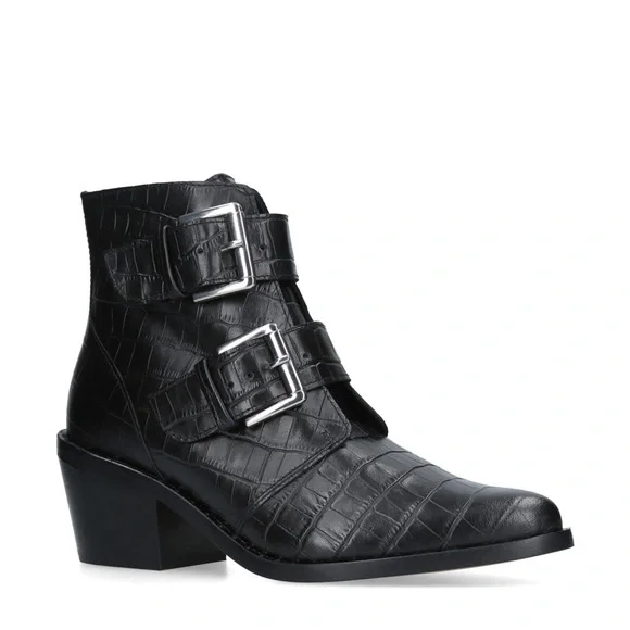 Kurt geiger buckle boots best sale